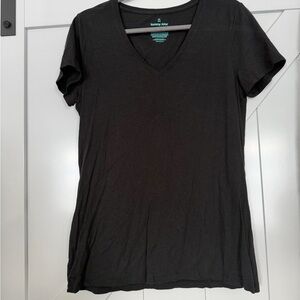 Tommy John Women's Black V-Neck Tee